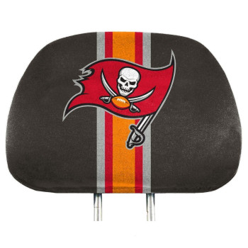 Fanmats Nfl Tampa Bay Buccaneers Full-Print Head Rest Covers, 2-Pack, One Size (62030)