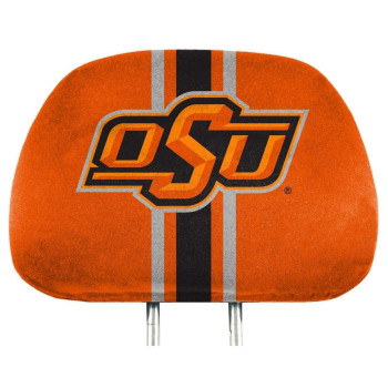 Oklahoma State University 2 Piece Full Color Headrest Cover Set