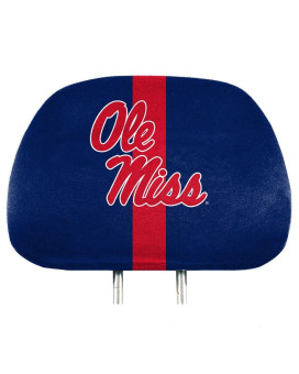 University Of Mississippi (Ole Miss) 2 Piece Full Color Headrest Cover Set