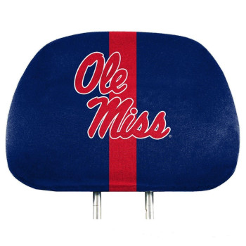 University Of Mississippi (Ole Miss) 2 Piece Full Color Headrest Cover Set