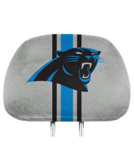 Fanmats Nfl - Carolina Panthers 2 Piece Full Color Headrest Cover Set, One Size (62006)