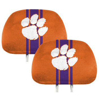 Clemson University 2 Piece Full Color Headrest Cover Set, 62042