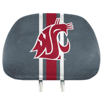 Washington State University 2 Piece Full Color Headrest Cover Set