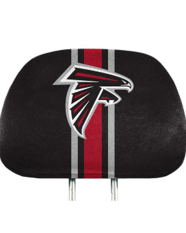 Fanmats Nfl Atlanta Falcons Full-Print Head Rest Covers, 2-Pack (62003), One Size