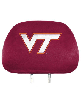 Virginia Tech 2 Piece Full Color Headrest Cover Set