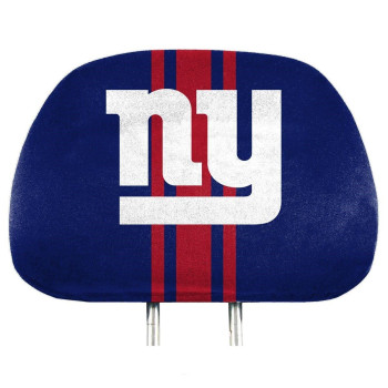 Fanmats Nfl New York Giants Full-Print Head Rest Covers, 2-Pack, One Size (62021)