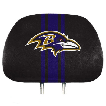 Nfl - Baltimore Ravens 2 Piece Full Color Headrest Cover Set