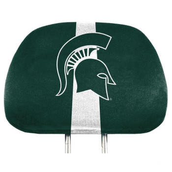 Michigan State University 2 Piece Full Color Headrest Cover Set, 62056