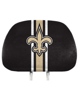 Fanmats Nfl - New Orleans Saints 2 Piece Full Color Headrest Cover Set , 12