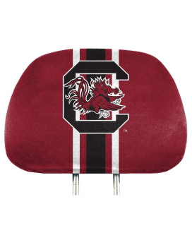 University Of South Carolina 2 Piece Full Color Headrest Cover Set, One Size