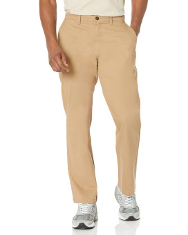 carkartEssentials Mens Relaxed-Fit Casual Stretch Khaki Pant, Dark Khaki Brown, 32W X 29L