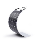 Renogy Flexible Solar Panel 100 Watt 12 Volt Monocrystalline Semi-Flexible Bendable Mono Off-Grid Charger For Marine Rv Cabin Van Car Uneven Surfaces