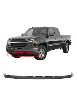 Mbi Auto - Textured, Black Front Lower Bumper Air Deflector Compatible With 2003-2007 Chevy Silverado 03-07, Gm1092200