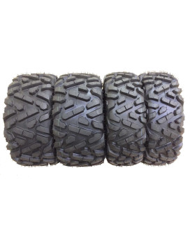 Set Of 4 Wanda Atv Utv Tires 27X9-12 Front & 27X12-12 Rear Big Horn Style A