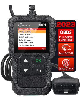 LAUNCH Creader 3001 OBD2 Scanner, Engine Fault Code Reader Mode 6 CAN Diagnostic Scan Tool for All OBDII Protocol Cars Since 1996, Lifetime Free Update