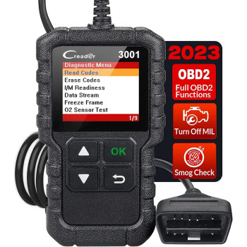 LAUNCH Creader 3001 OBD2 Scanner, Engine Fault Code Reader Mode 6 CAN Diagnostic Scan Tool for All OBDII Protocol Cars Since 1996, Lifetime Free Update