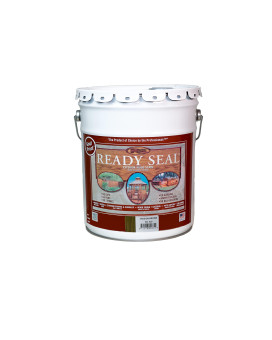 Ready Seal 535 Exterior Stain And Sealer For Wood, 5-Gallon, Mission Brown