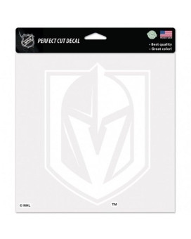 Wincraft Nhl Vegas Golden Knights Decal4X4 Perfect Cut White Decal Team Colors One Size