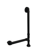 Kingston Brass CC2080 Vintage Clawfoot Tub Drain, 20-1/4"~22-5/8" x 7" (L) x 3" (W) x 14-1/4"~5" (H), Matte Black