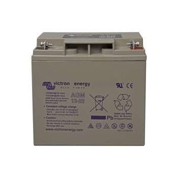 Victron Energy Agm Deep Cycle Battery, 22 Ah, 12 Volt