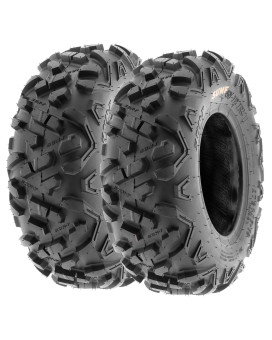 Set Of 2 Sunf Powerii 23X7-10 Atv Utv Off-Road Tires, All-Terrain, 6 Pr, Tubeless A051