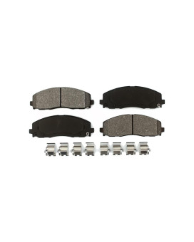 Front Semi-Metallic Disc Brake Pads Sim-1589 For Dodge Grand Caravan Chrysler Journey Town & Country Jeep Pacifica Wrangler Gladiator Ram Cv Volkswagen Routan Voyager