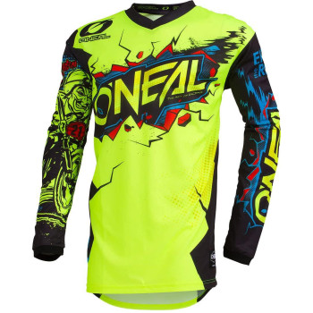 Oneal 002E-904 Unisex-Child Youth Element Jersey (Villain) (Neon Yellow, Large)