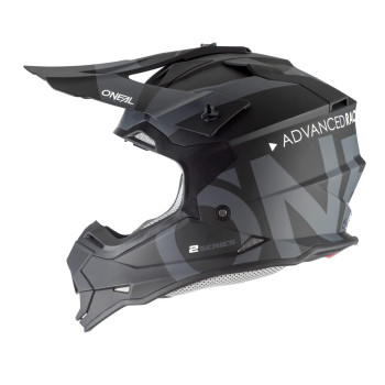 Oneal 2Series Adult Helmet, Slick (Blackgray, Sm)