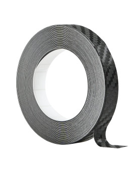 Happykreuz Carbon Black Vinyl Tape-Style Car Wrapping Film Air-Release (Width 5.9 Inch X 20Ft) Hz2819