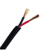 Triir Cable Automobile Rougenoir Multiconducteur 12 V 24 V 23457 Fils A Paroi Fine: (2 X 20Mma 25Amps Cable Rond, 20 Matre)