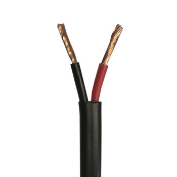 Triir Cable Automobile Rougenoir Multiconducteur 12 V 24 V 23457 Fils A Paroi Fine: (2 X 05Mma 11Amps Cable Plat, 20M Matre)