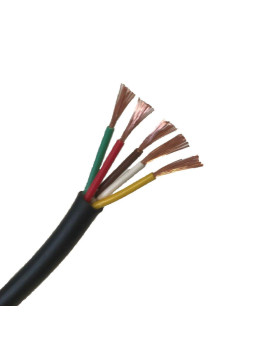 Triir Cable Automobile Rougenoir Multiconducteur 12 V 24 V 23457 Fils A Paroi Fine: (5 X 075Mma 14Amps Cable Plat, 20 Matre)