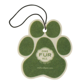 One Fur All Pet House Car Air Freshener, Pack Of 4 - Bamboo Watermint - Non-Toxic Auto Air Freshener, Pet Odor Eliminating Air Freshener For Car, For Small Spaces, Dye Free Dog Car Air Freshener