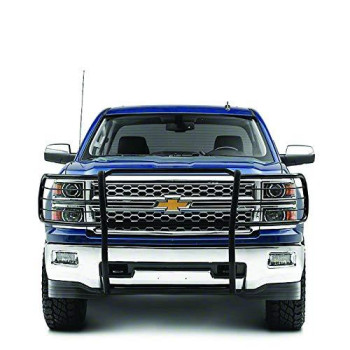 Black Horse Grille Guard 17Gt20Ma - Black Compatible With 2015-2020 Chevy Tahoe Suburban 1500 Bumper Protector