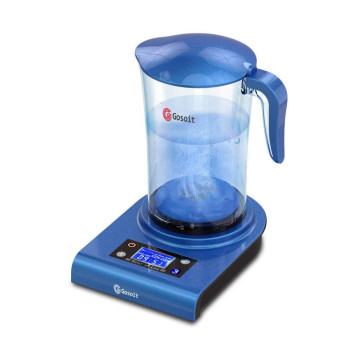 Gosoit Hydrogen Alkaline Water Bottle Pitcher Maker Machine Hydrogen Water Generator With Spe And Pem Technology, Us Membrane 3 Modes Make Hydrogen Content Up To 400-1200 Ppb 2.0L/70 Oz