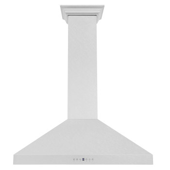 ZLINE 36 in. Wall Mount Range Hood in Snow Finished Stainless Steel (8KL3S-36)