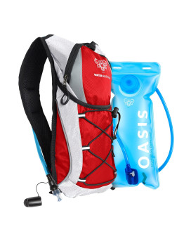 Water Buffalo Hydration Backpack - Lightweight Hydration Pack With 2L Water Bladder - Water Backpack For Hiking, Running, Biking, And Raves - Road Runner 12L Hydropack Backpack