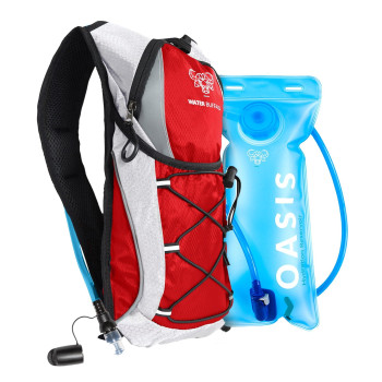 Water Buffalo Hydration Backpack - Lightweight Hydration Pack With 2L Water Bladder - Water Backpack For Hiking, Running, Biking, And Raves - Road Runner 12L Hydropack Backpack