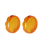 Nthreeauto Bullet Turn Signal Light Lens Amber Cover Compatible With Harley Dyna Street Glide Road King