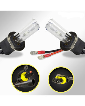 Innovited Hid Xenon H3 4300K Replacement Bulbs (1 Pair) Oem Yellow