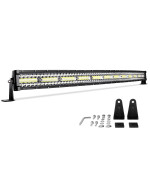 Dwvo Led Light Bar 50 Inch Curved 720W Triple Row 45000Lm Upgrade Chipset Led Work Light For Off Road Driving Fog Lamp Marine Boating Ip68 Waterproof Spot Flood Combo Beam Truck Light Bar