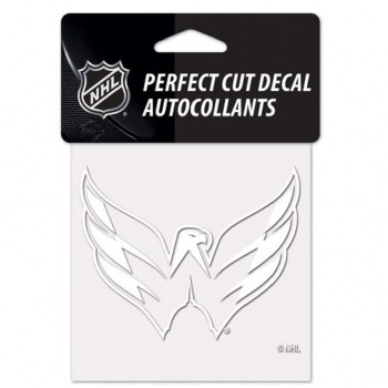 Wincraft Nhl Washington Capitals Decal4X4 Perfect Cut White Decal Team Colors One Size