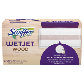 Swiffer Wetjet Mops For Floor Cleaning, Hardwood Floor Cleaner Spray Mop Pad Refill, 20 Count