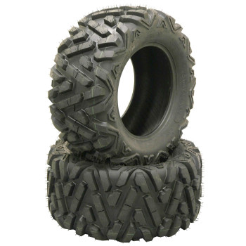 Set Of 2 Wanda Atv Utv Tires 27X11-12 27X11X12 6Pr Big Horn Style A