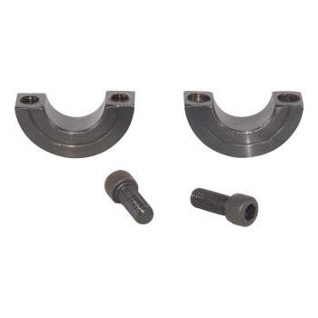 AZSSMUK Double Split Clamp-On Shaft Collars of Metal 3/4" Bore w/Set Screw,2-piece