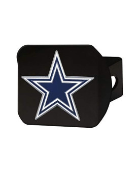 Nfl Dallas Cowboys Metal Hitch Cover, Black, 2 Square Type Iii Hitch Cover