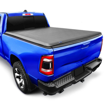 Tyger Auto T1 Soft Roll-Up Truck Bed Tonneau Cover Compatible With 2019-2023 Ram 1500 New Body (Excl Classic) 57 (67) Bed Tg-Bc1D9046