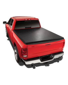 Dna Motoring Ttc-Ru-014 Truck Bed Soft Vinyl Roll-Up Tonneau Cover Compatible With 15-20 F150 65Ft Fleetside Bed