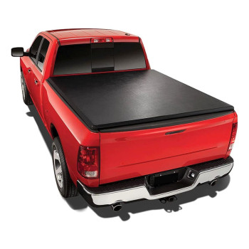 Dna Motoring Ttc-Ru-014 Truck Bed Soft Vinyl Roll-Up Tonneau Cover Compatible With 15-20 F150 65Ft Fleetside Bed