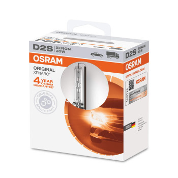 Osram Xenarc Original D2S Bulbo Allo Xeno, Lampada A Scarica, Qualita Oem, 66240-1Scb, Astuccio Appendibile (1 Lampada)